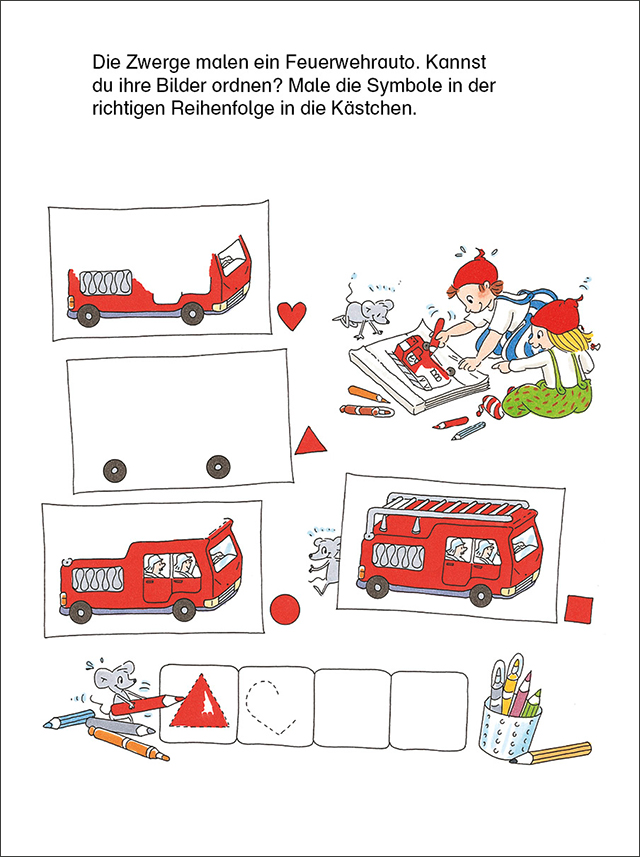 100 Mal- und Logikspiele für die Vorschule 9783743209275_2