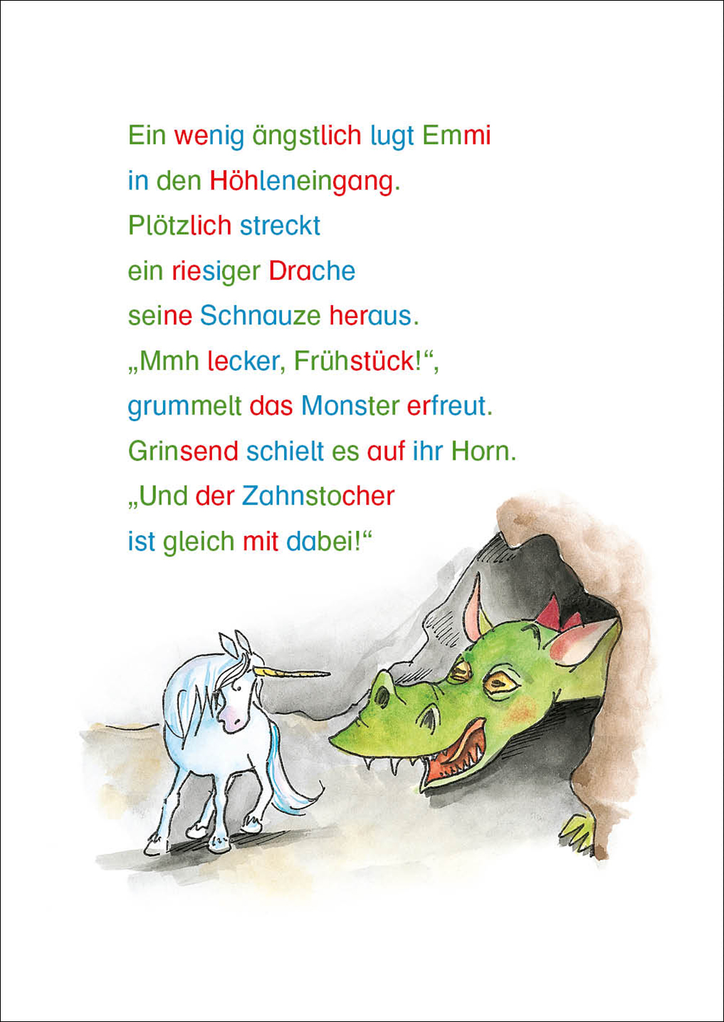 Silbengeschichten zum Lesenlernen - Einhorngeschichten 9783743210943_4