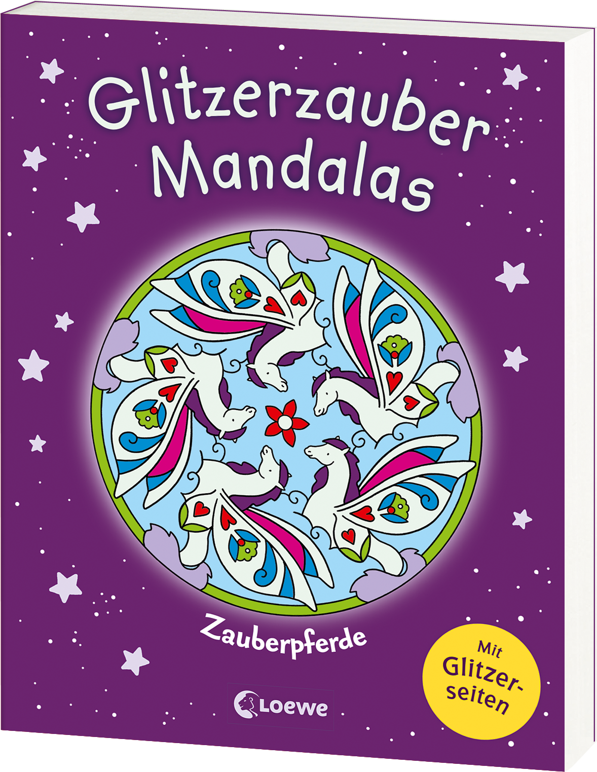 Glitzerzauber-Mandalas - Zauberpferde 9783743201385