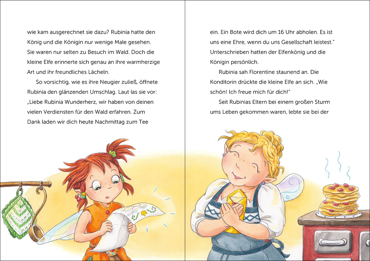 Rubinia Wunderherz, die mutige Waldelfe (Band 6) - Das Rätsel der Königsblume 9783743214897_06