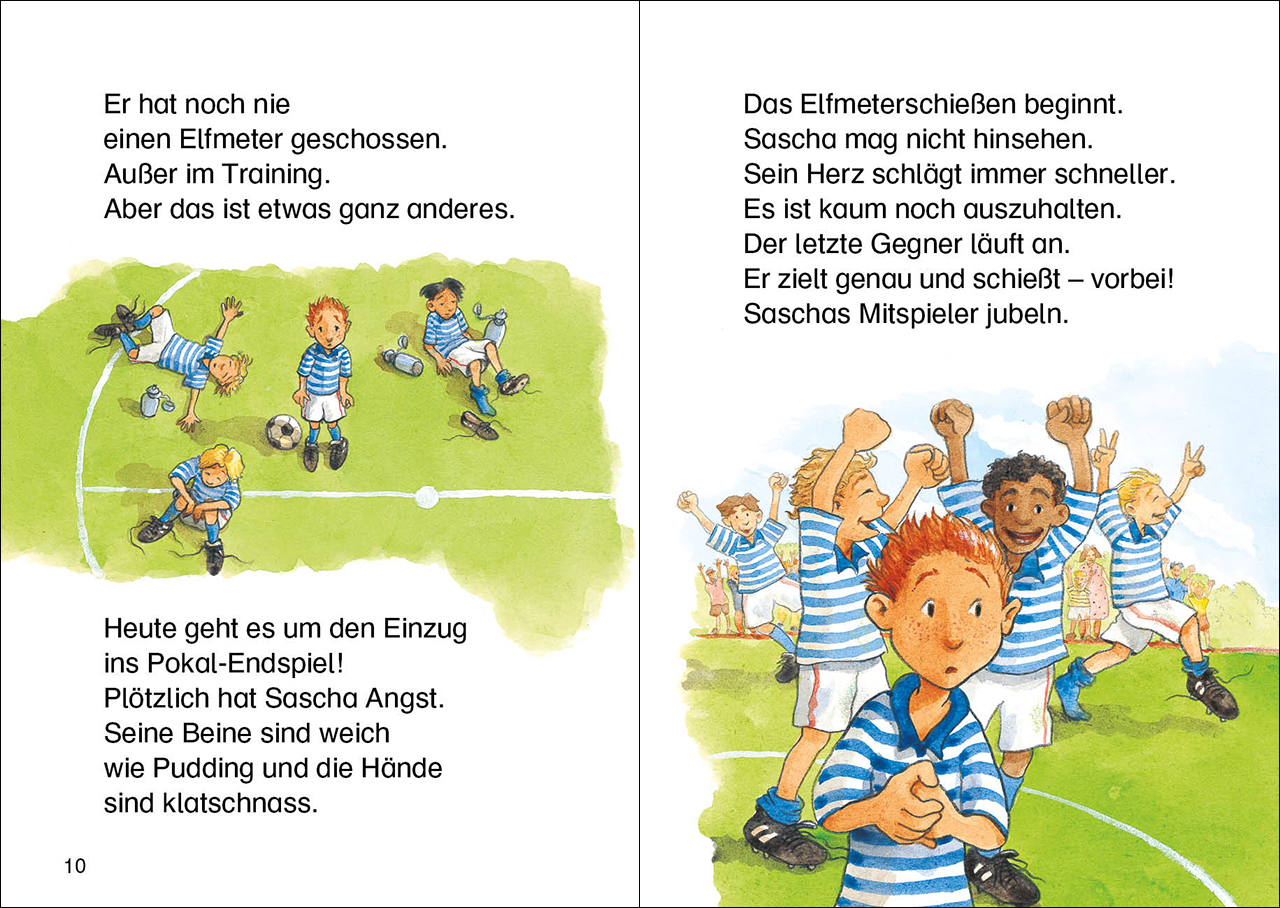 Leselöwen - Das Original - 7-Minuten-Geschichten zum Lesenlernen - Fußball, Tore, Meisterträume 9783743212954_1