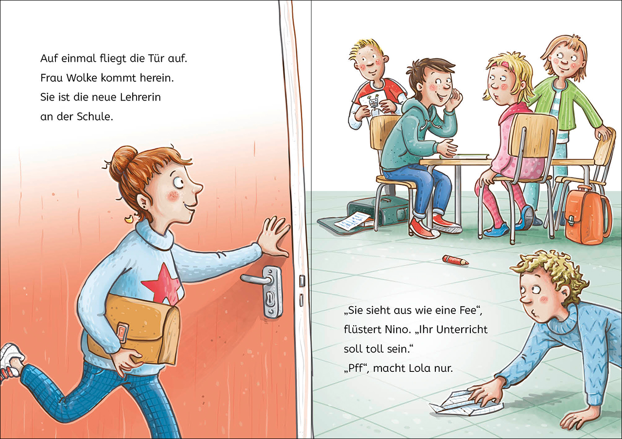 Leselöwen 1. Klasse - Hilfe, unsere Lehrerin kann zaubern! 9783743211070_2