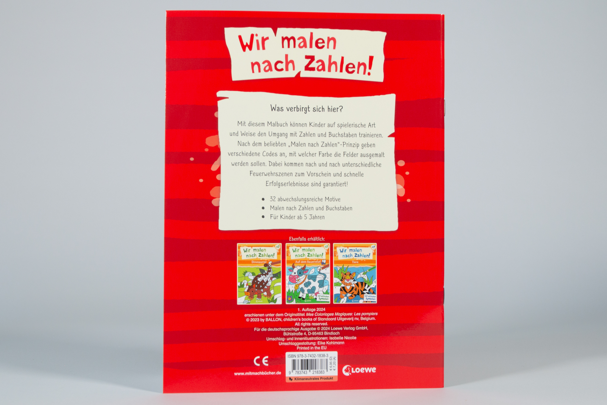 Wir malen nach Zahlen! - Feuerwehr 9783743218383_2