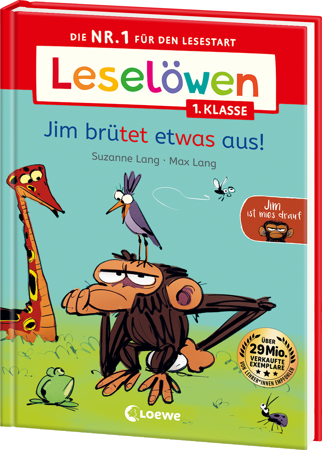 Leselöwen 1. Klasse - Jim ist mies drauf - Jim brütet etwas aus! 9783743217256