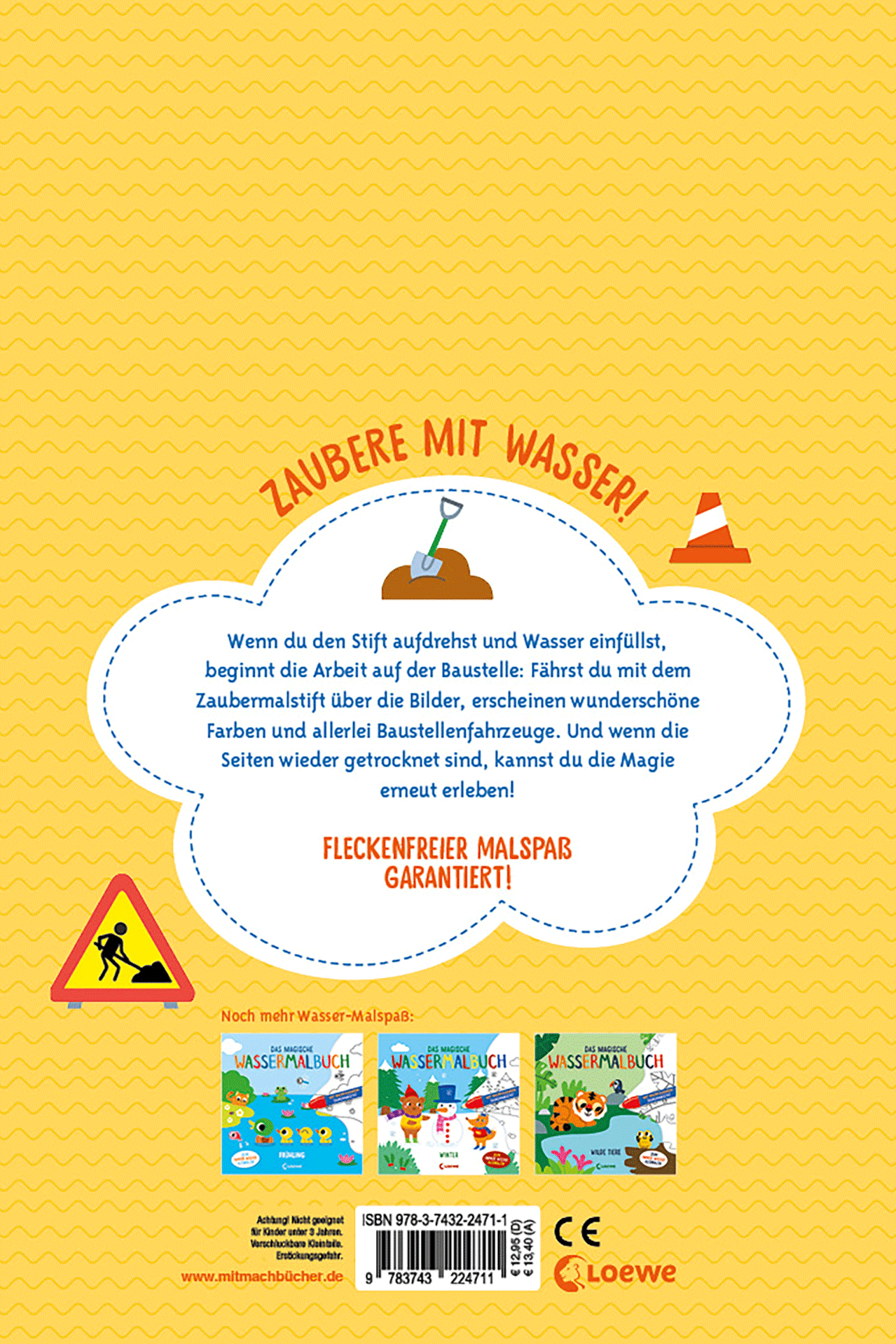 Das magische Wassermalbuch - Baustelle  9783743224711_01
