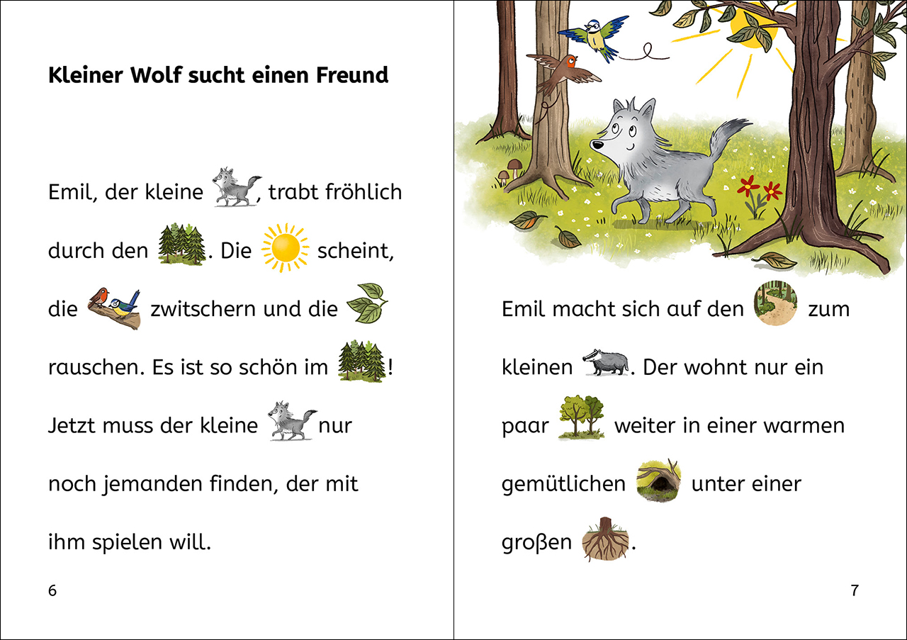 Bildermaus - Der kleine Wolf findet einen Freund 9783743214200_1