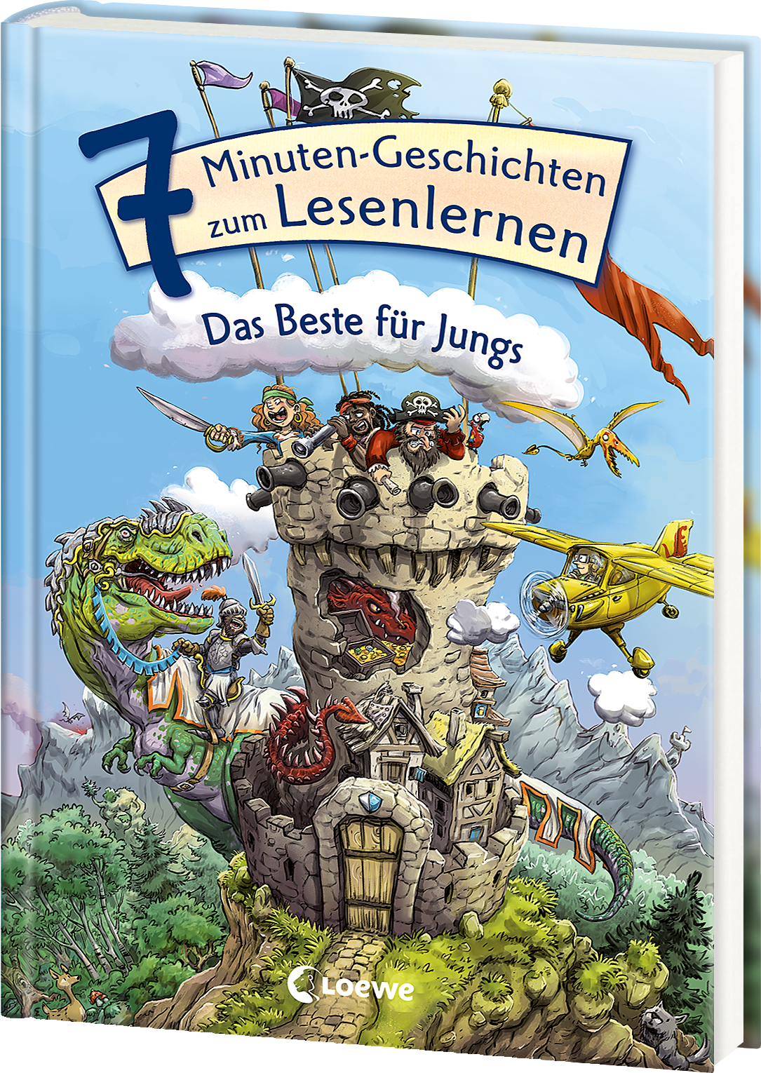 Leselöwen - Das Original - 7-Minuten-Geschichten zum Lesenlernen - Das Beste für Jungs 9783743205420