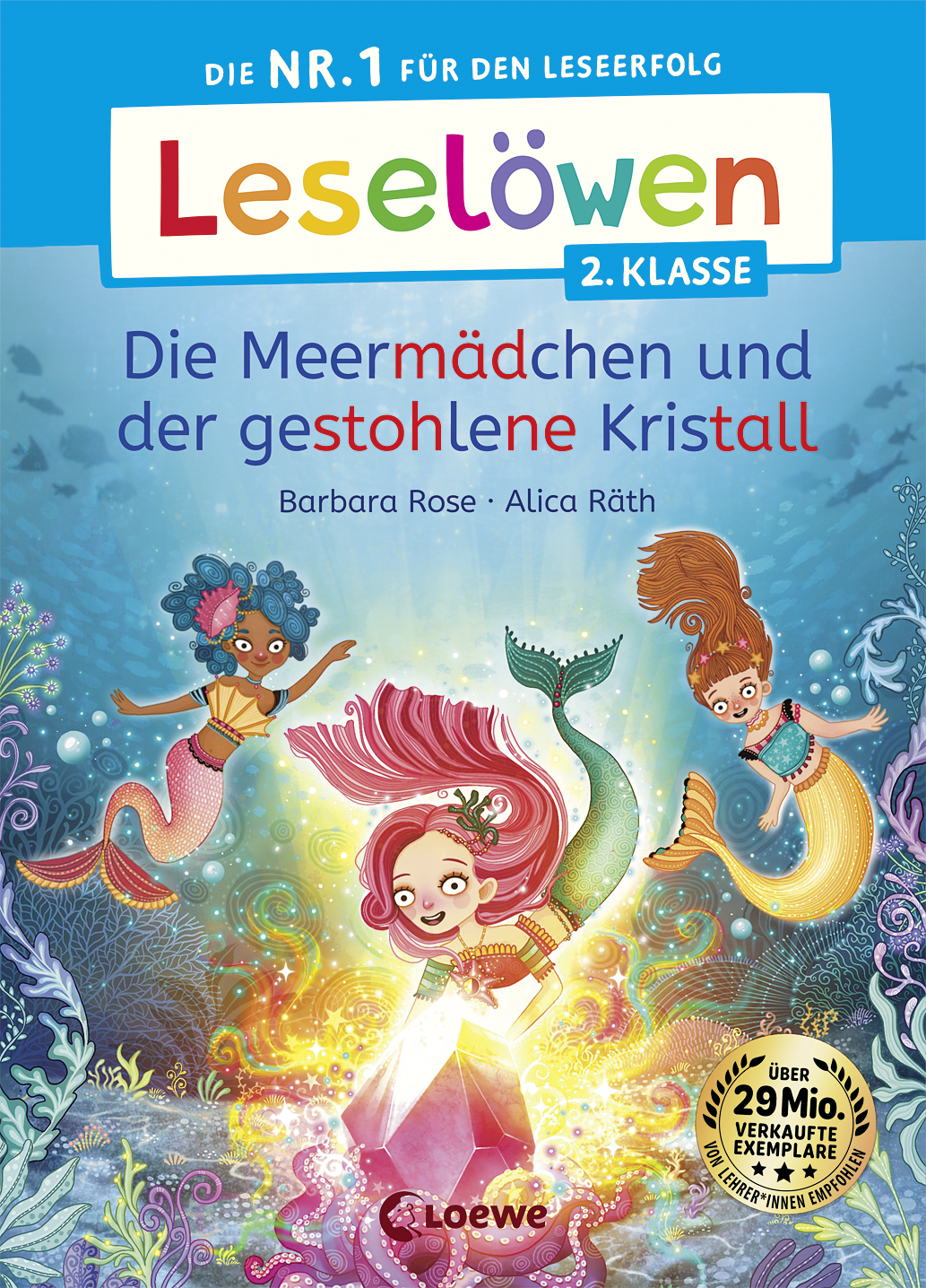 Leselöwen 2. Klasse -  Die Meermädchen und der gestohlene Kristall 9783732021093
