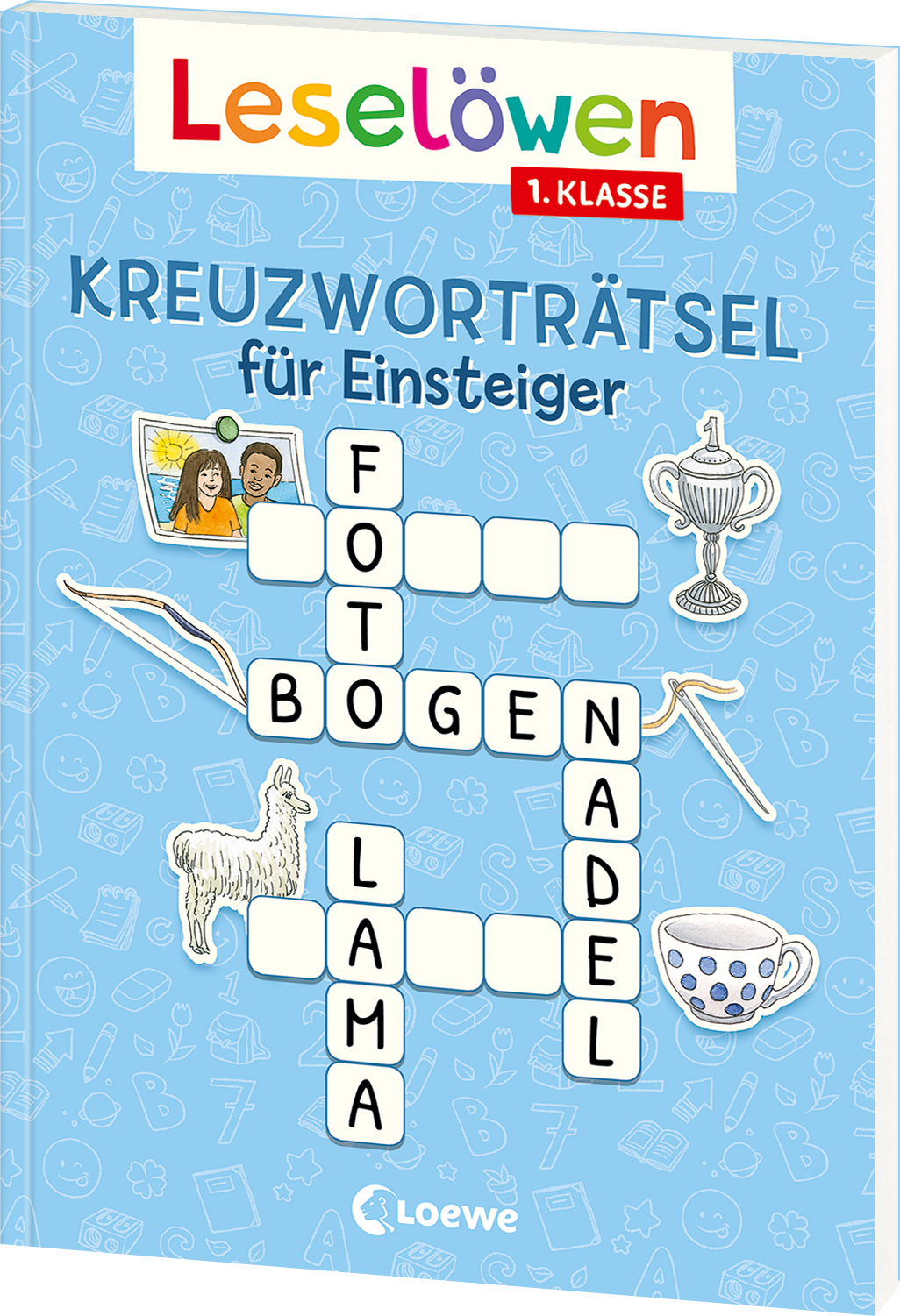 Leselöwen Kreuzworträtsel für Einsteiger - 1. Klasse (Himmelblau) 9783743216822