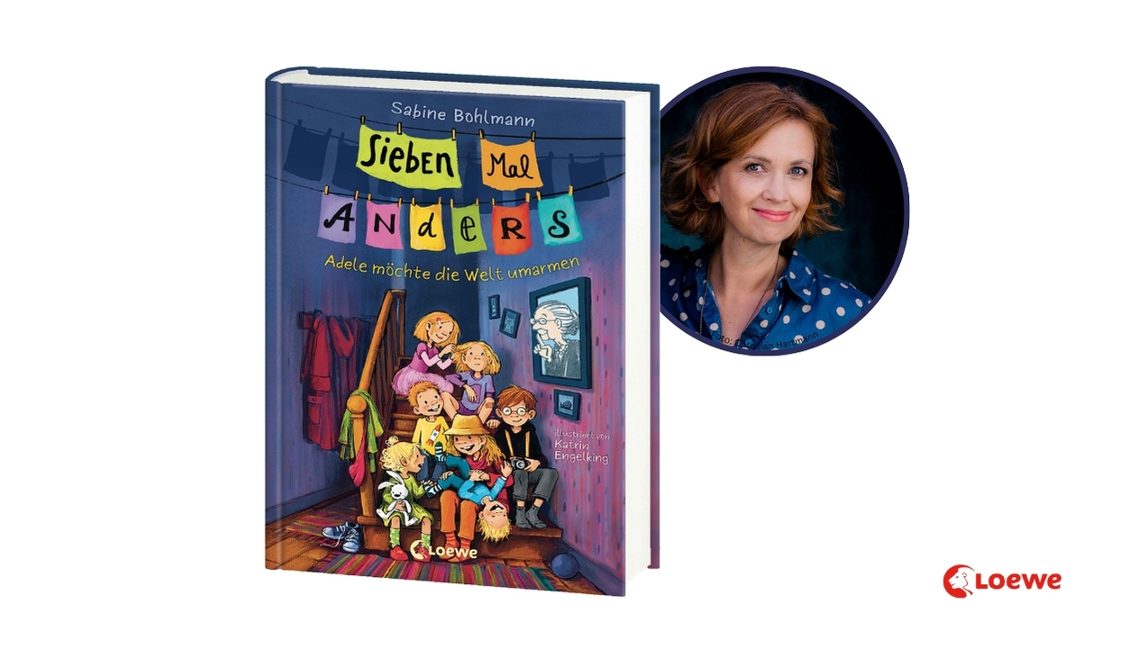 FBM 2026: Sabine Bohlmann präsentiert "Sieben Mal Anders (Band 1) - Adele möchte die Welt umarmen" Image