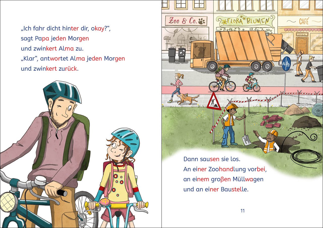 Leselöwen - stark und sicher in der Schule - Ich passe auf im Straßenverkehr 9783743216457_6