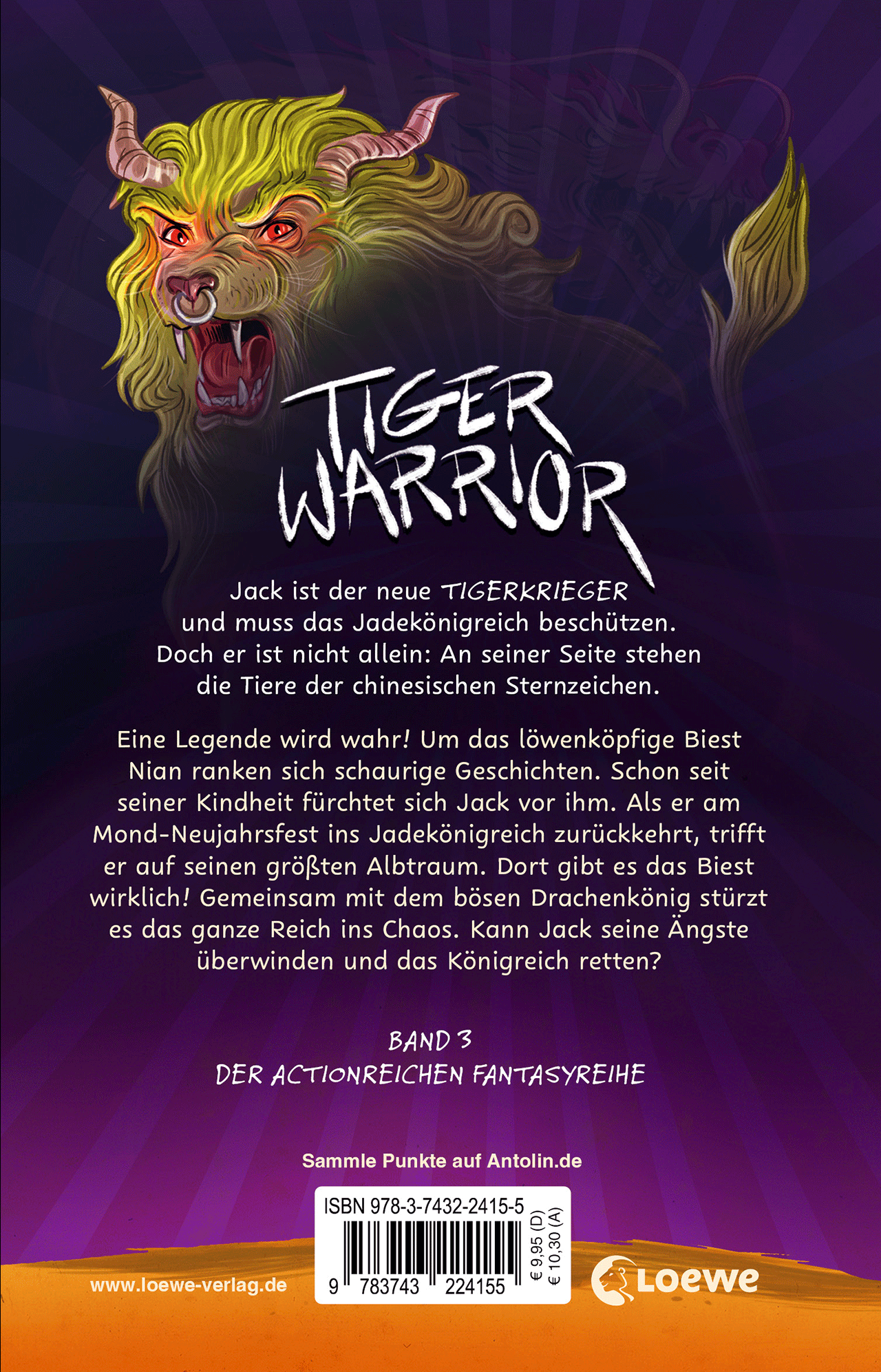 Tiger Warrior (Band 3) - Die Legende vom Löwendrachen 9783743224155_01