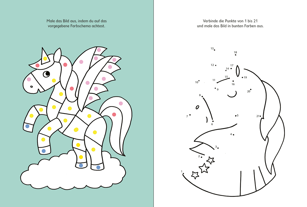 Metallic-Stickerspaß - Einhörner 9783743223684_11