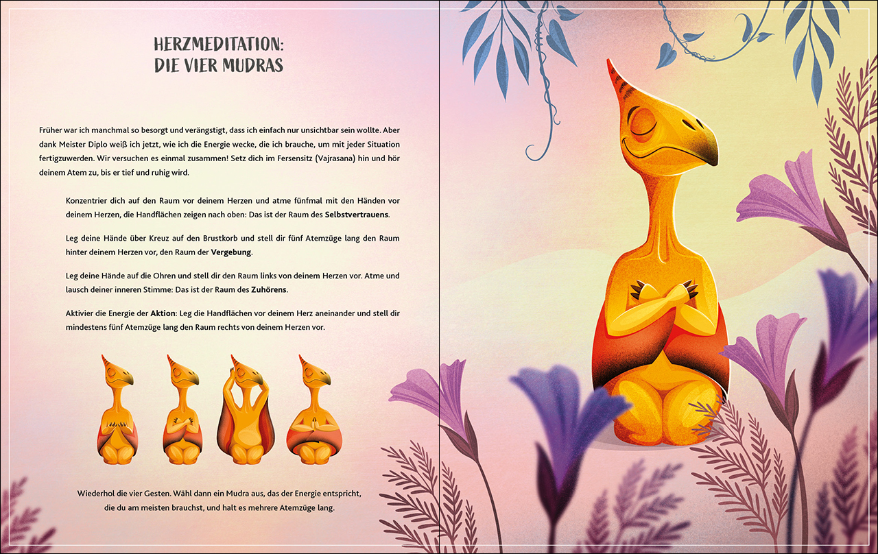 Kinder-Yoga für kleine Dinos 9783743212909_4