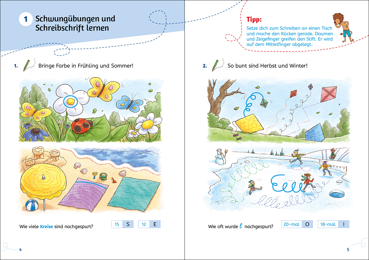 Leselöwen Lernhilfen - Schreibschrift lernen - 2. Klasse 9783743213524_1