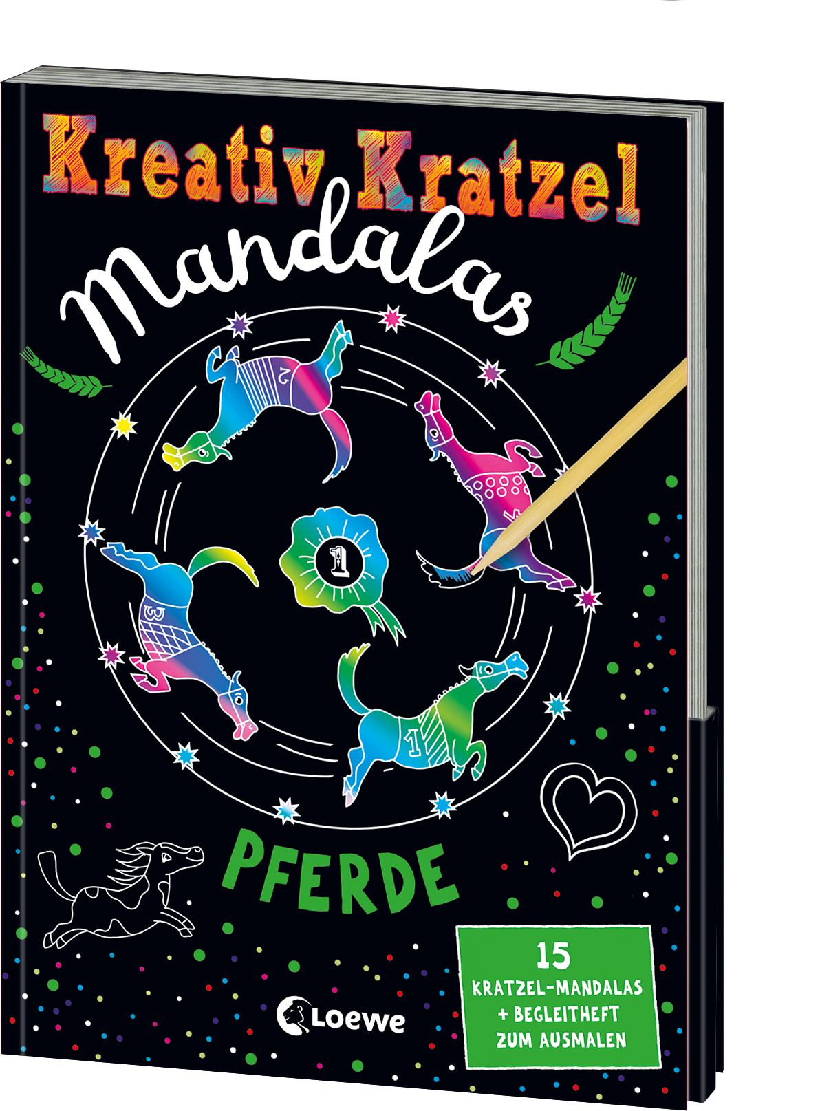 Creative Scratching Mandalas: Horses 9783743203204