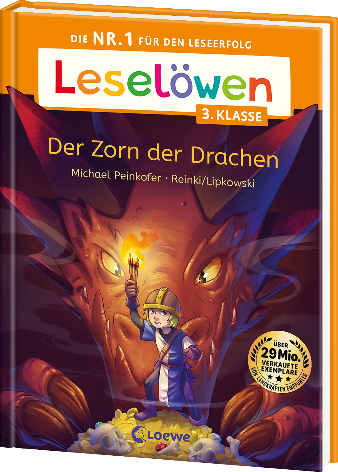 Cover von Leseloewen 3.Klasse; Der Zorn der Drachen, Linkziel: Titeldetailseite des Buchs