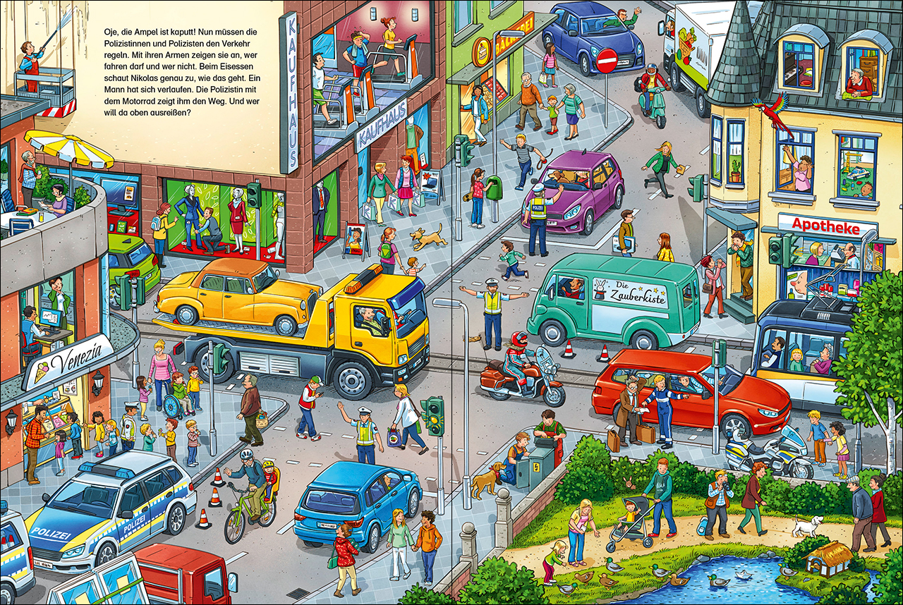 Wo ist das kleine Polizeiauto?  9783743200333_2 Wo ist das kleine Polizeiauto?  9783743200333_2