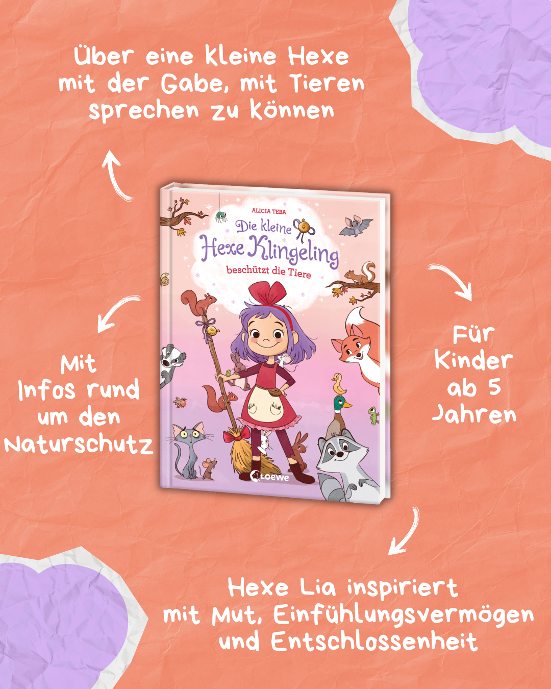 Die kleine Hexe Klingeling beschützt die Tiere 9783743225824_03