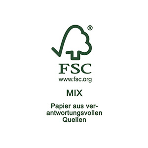 Das FSC Logo: Papier aus verantwortungsvollen Quellen