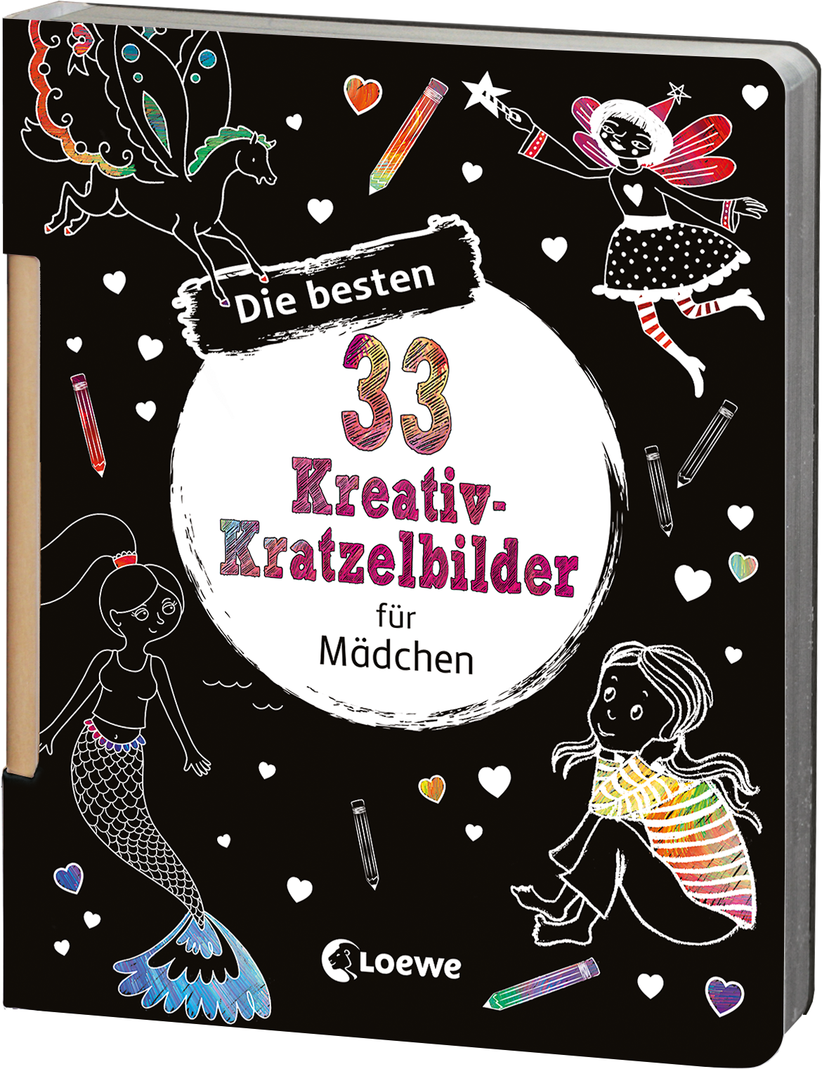 Die besten 33 Kreativ-Kratzelbilder für Mädchen 9783743207356
