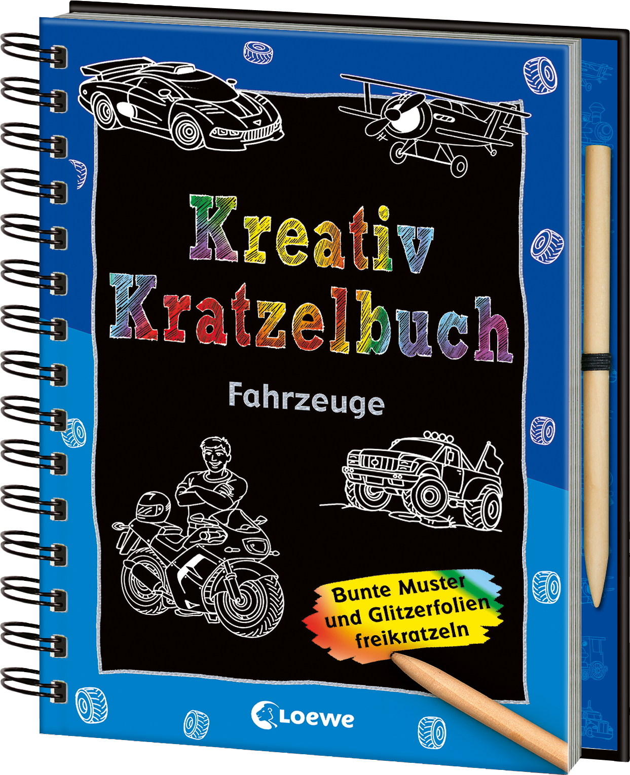 Kreativ-Kratzelbuch: Fahrzeuge  9783743206687 Kreativ-Kratzelbuch: Fahrzeuge  9783743206687