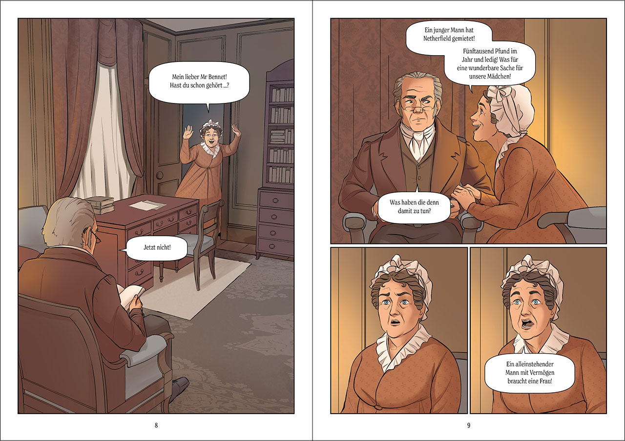 Stolz und Vorurteil - Die Graphic Novel nach Jane Austen 9783743216136_06