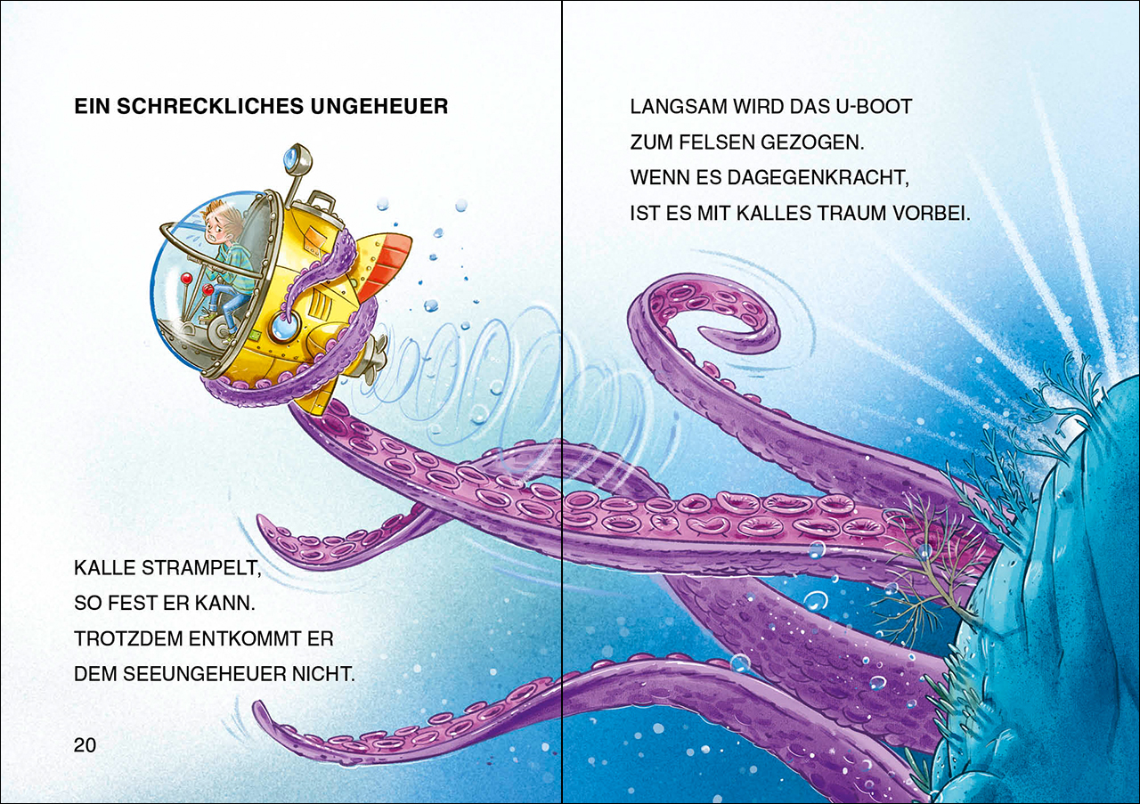 Leselöwen 1. Klasse - Die verborgene Unterwasser-Stadt (Großbuchstabenausgabe) 9783743207738_3
