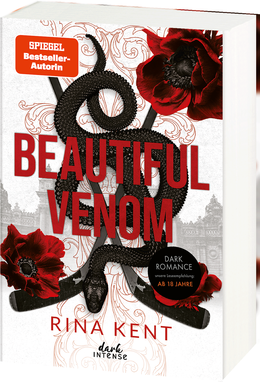 Dark Romance; Buchcover Beautiful Venom Cover von Beautiful Venom von Rina Kent, Linkziel: zur Sektion Beautiful Venom springen