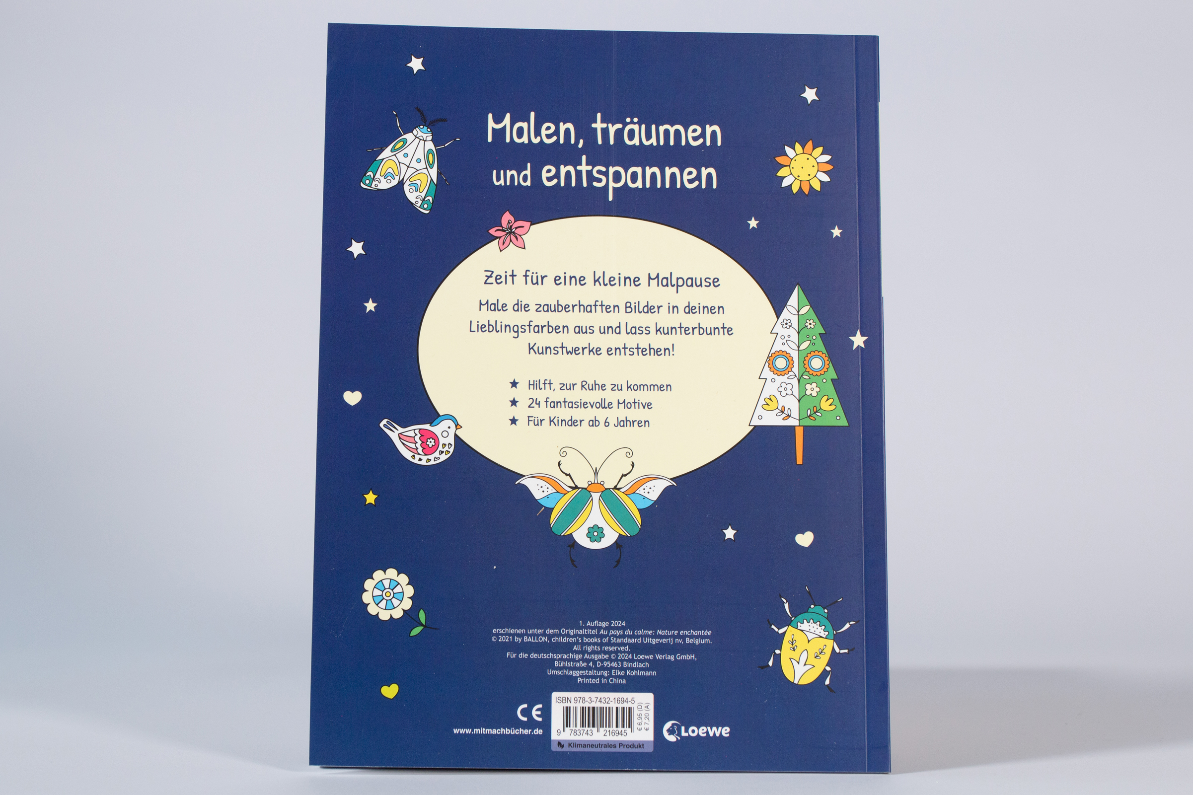 Malen, träumen und entspannen - Die schönsten Ausmalbilder für Kinder 9783743216945_2