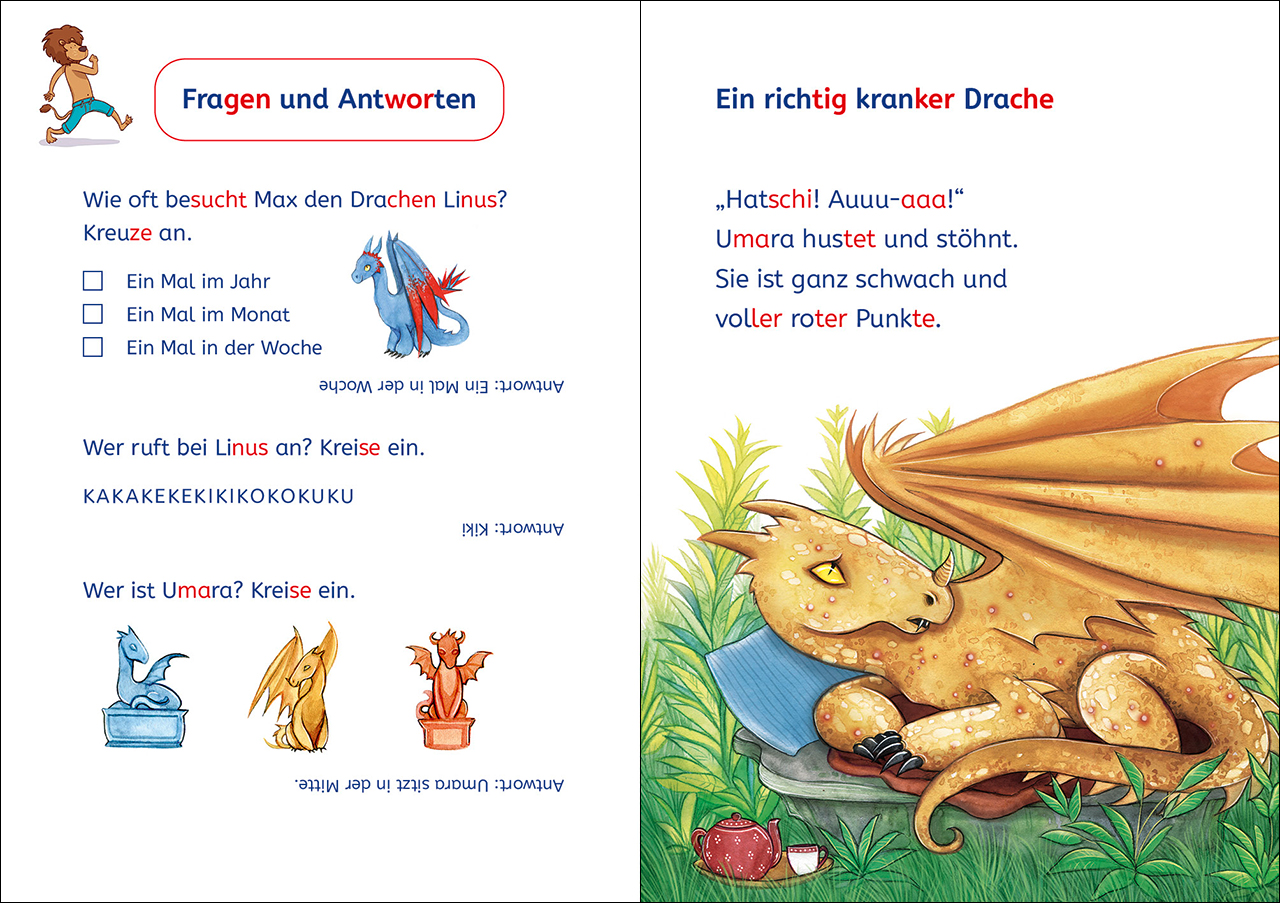 Leselöwen 1. Klasse - Notfall im Drachenpark 9783743214125_4