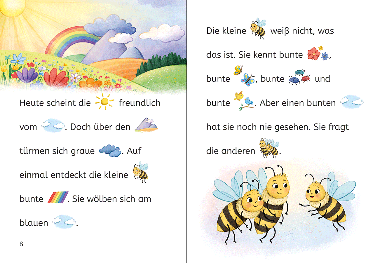 Bildermaus - Die kleine Biene fliegt ins Abenteuer 9783743220829_12