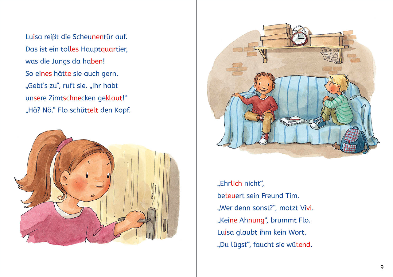 Leselöwen Lesetraining 2. Klasse - Ein Fall für die Mädchenbande 9783743210615_3