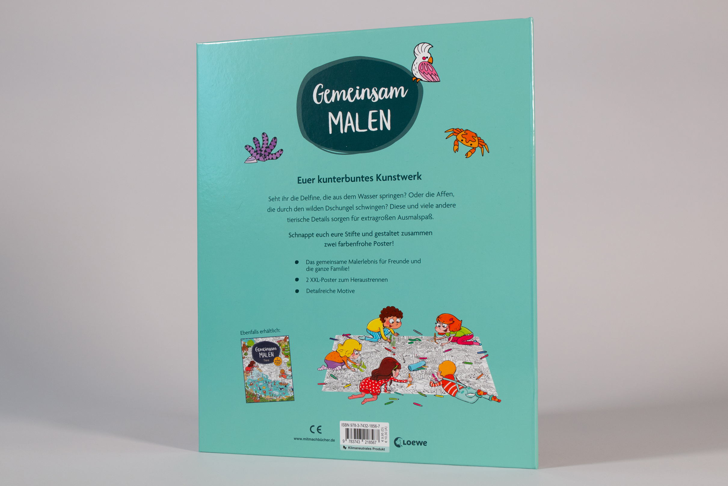 Gemeinsam malen - Dschungel und Ozean 9783743218567_2