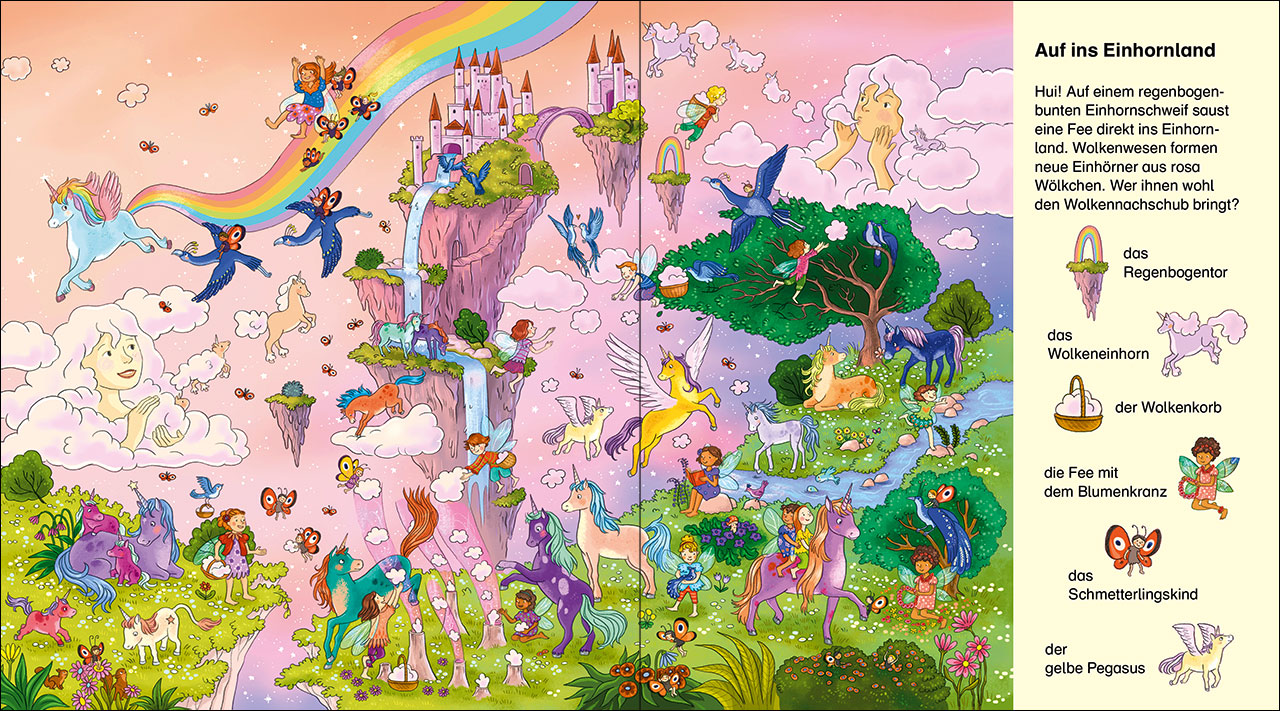 Suche und finde! Einhörner 9783743218604_05 Suche und finde! Einhörner 9783743218604_05