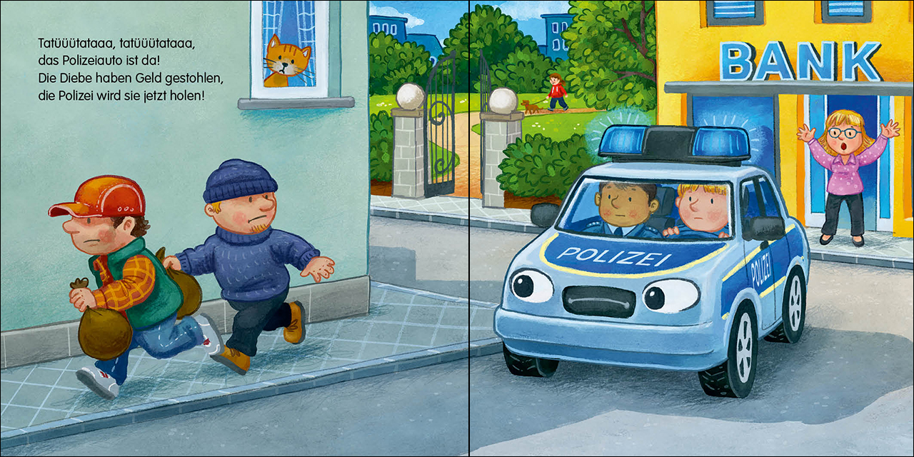Gute Nacht, kleines Polizeiauto! 9783743207189_1