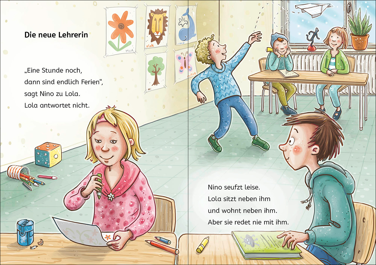 Leselöwen 1. Klasse - Hilfe, unsere Lehrerin kann zaubern! 9783743211070_1