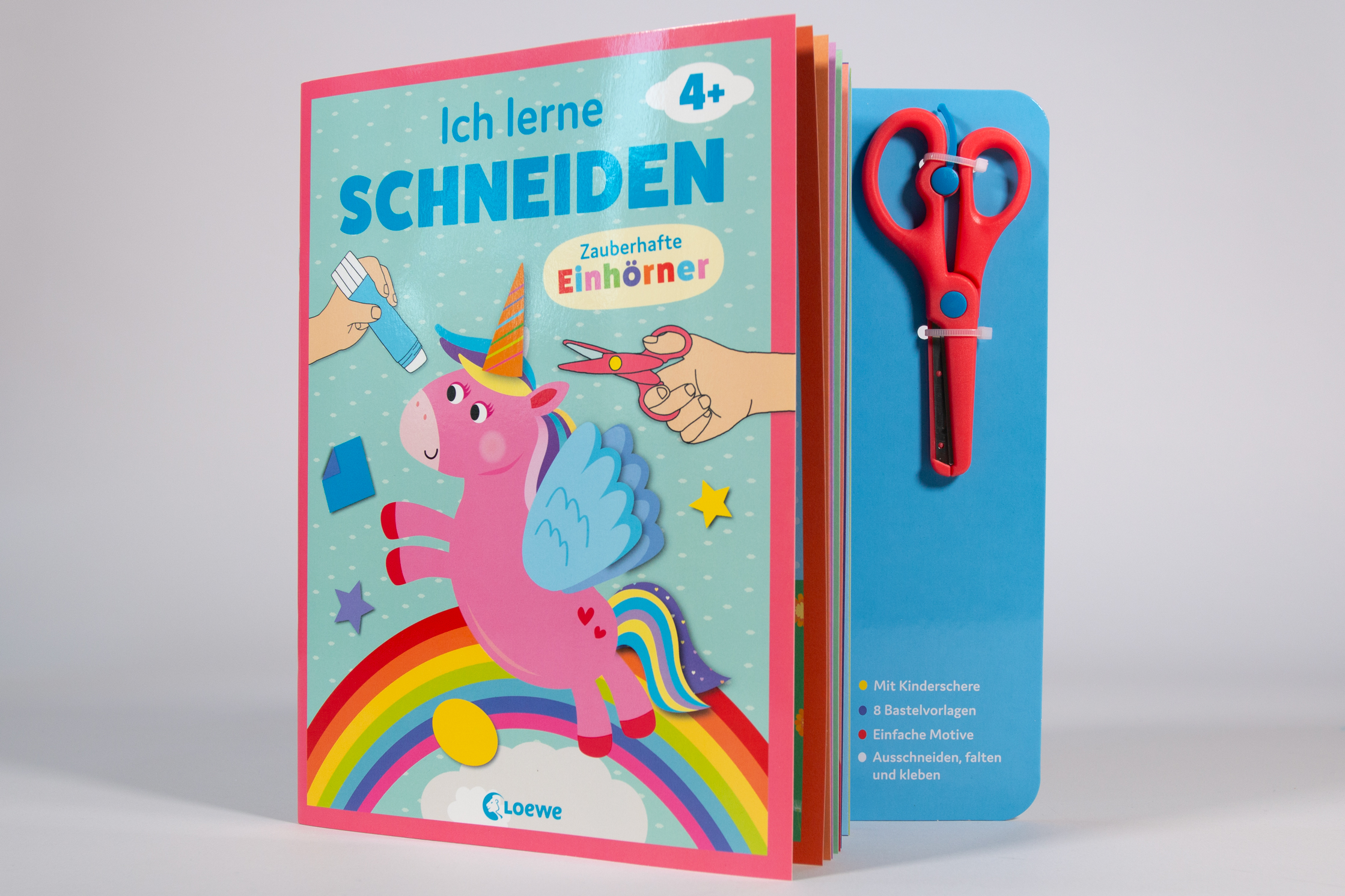 Ich lerne schneiden - Zauberhafte Einhörner 9783743219175_1