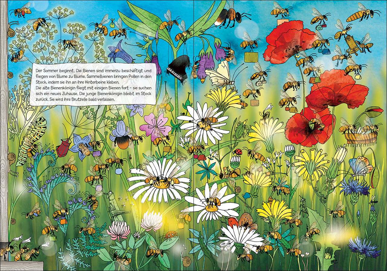 Viel los bei den Bienen! 9783743214514_4