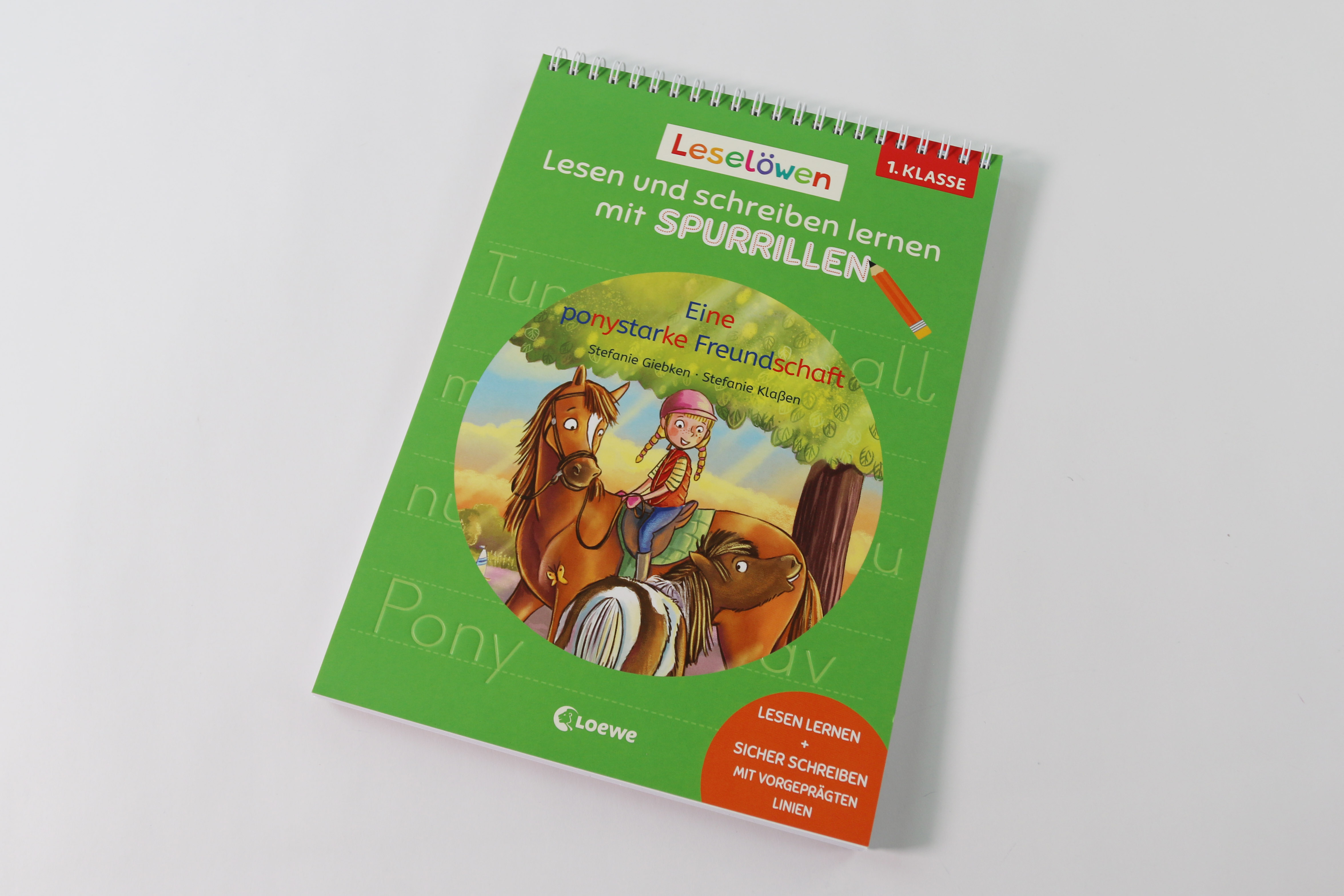 Produktfoto Lesen und schreiben lernen mit Spurrillen Eine Ponystarke Freundschaft; Linkziel: Landingpage Lesen und schreiben lernen mit Spurrillen