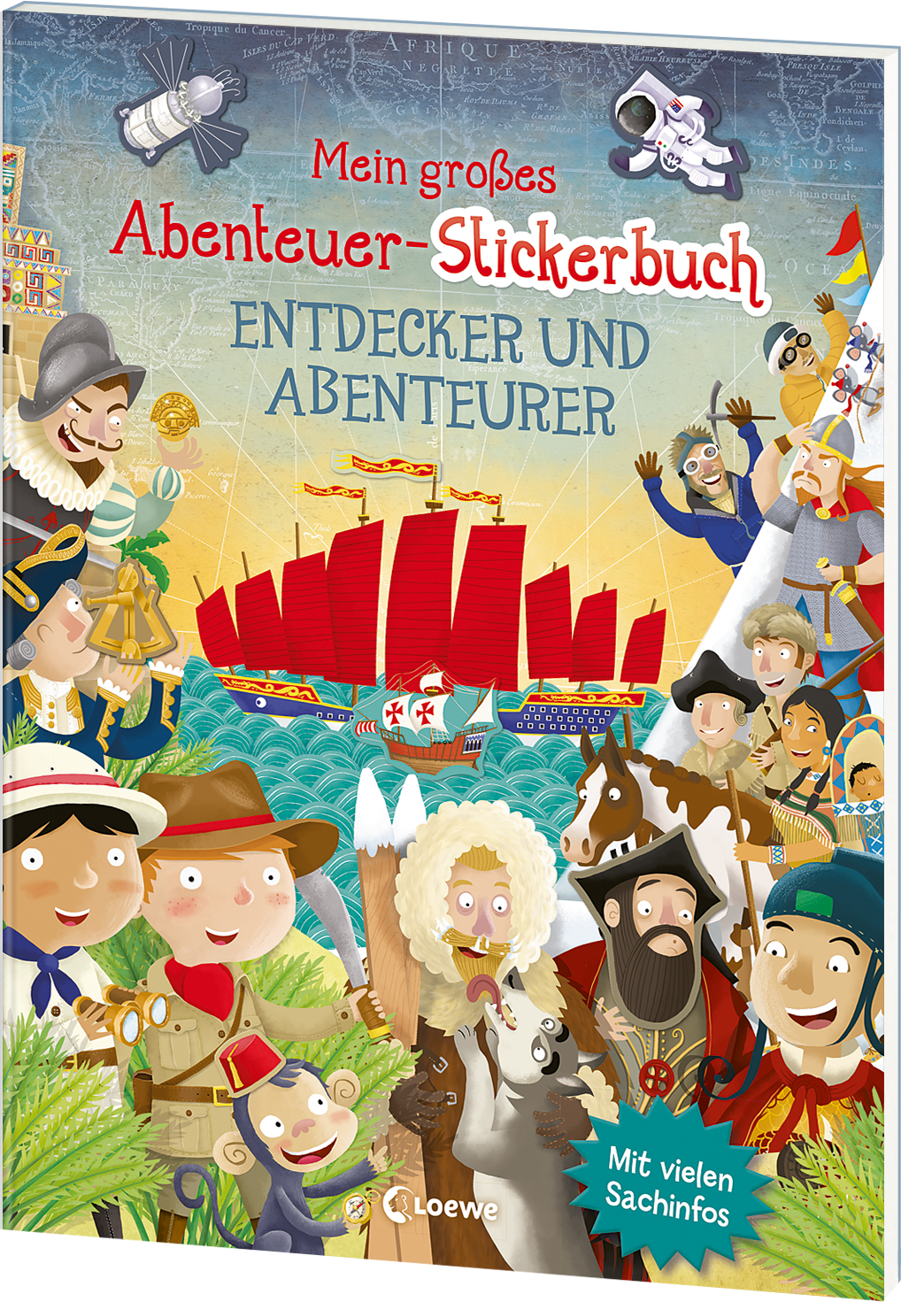 Mein großes Abenteuer-Stickerbuch - Entdecker und Abenteurer 9783743212688