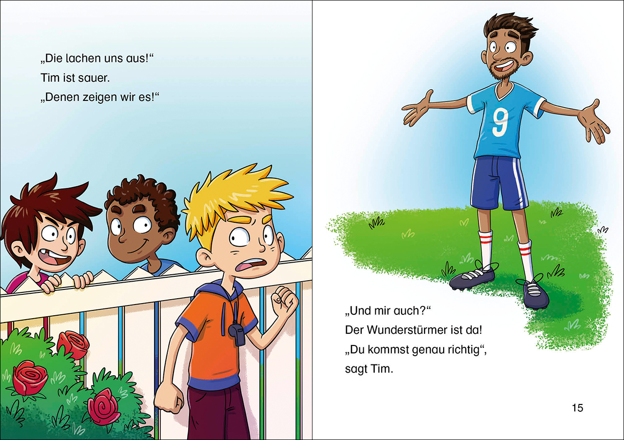 Leselöwen 1. Klasse - Anpfiff für den Wunderstürmer! 9783743209176_4