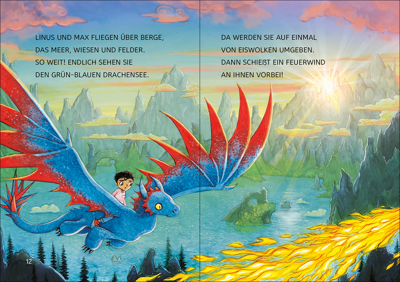 Leselöwen 1. Klasse - Drachenfreund gesucht! (Großbuchstabenausgabe) 9783743210486_3