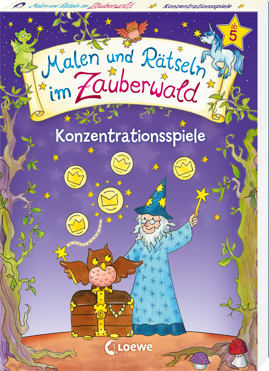 Drawing and Quiz-Solving in the Enchanted Forest - Concentration 9783743200562