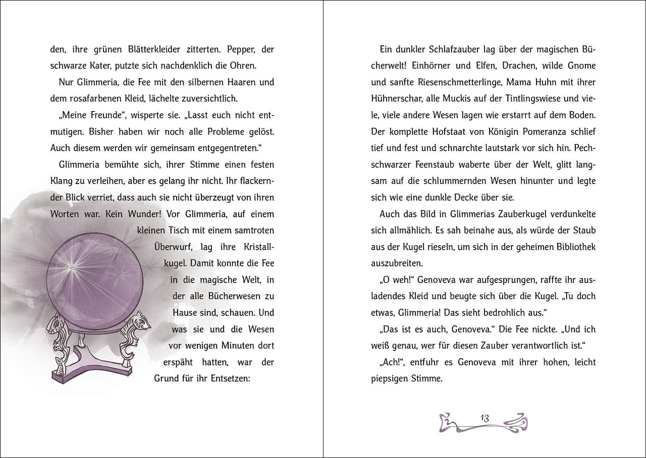 Das Bücherschloss (Band 5) - Der tintenschwarze Schlafzauber 9783743214798_2