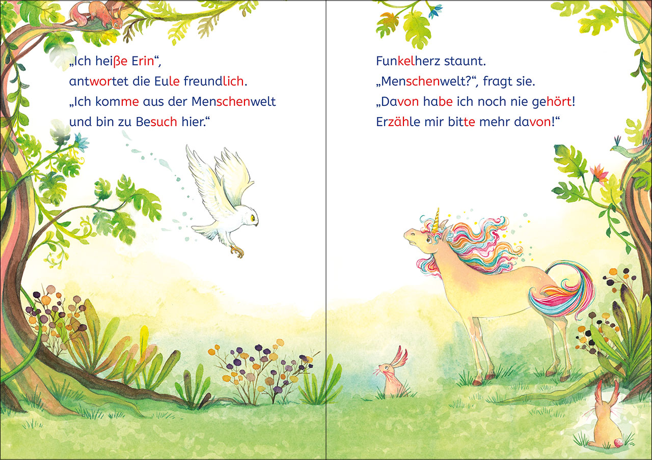 Leselöwen 1. Klasse - Eine Freundin für das kleine Einhorn 9783743218239_07