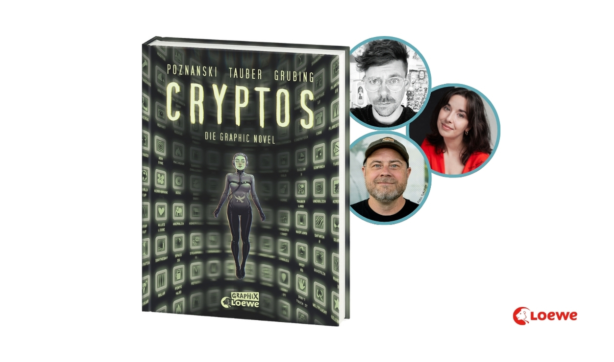 FBM 2026: Lesung mit Timo Grubing, Christopher Tauber und Lily Wörner aus "Cryptos - Die Graphic Novel" Image
