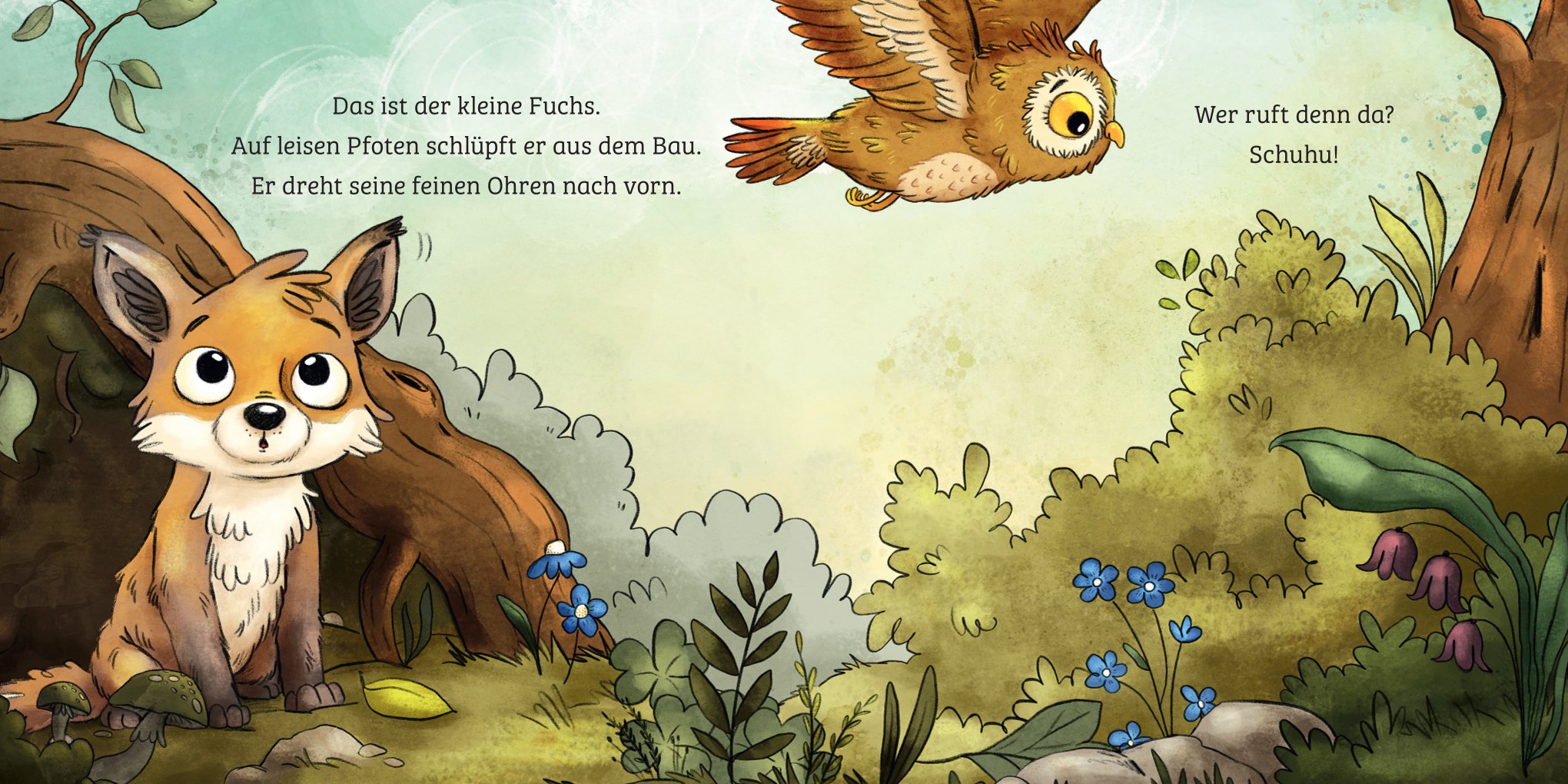 Naturkind; Mein erstes Naturbuch - Der Fuchs Innenseite des Buches Mein erstes Naturbuch - Der Fuchs aus der Naturkind Serie