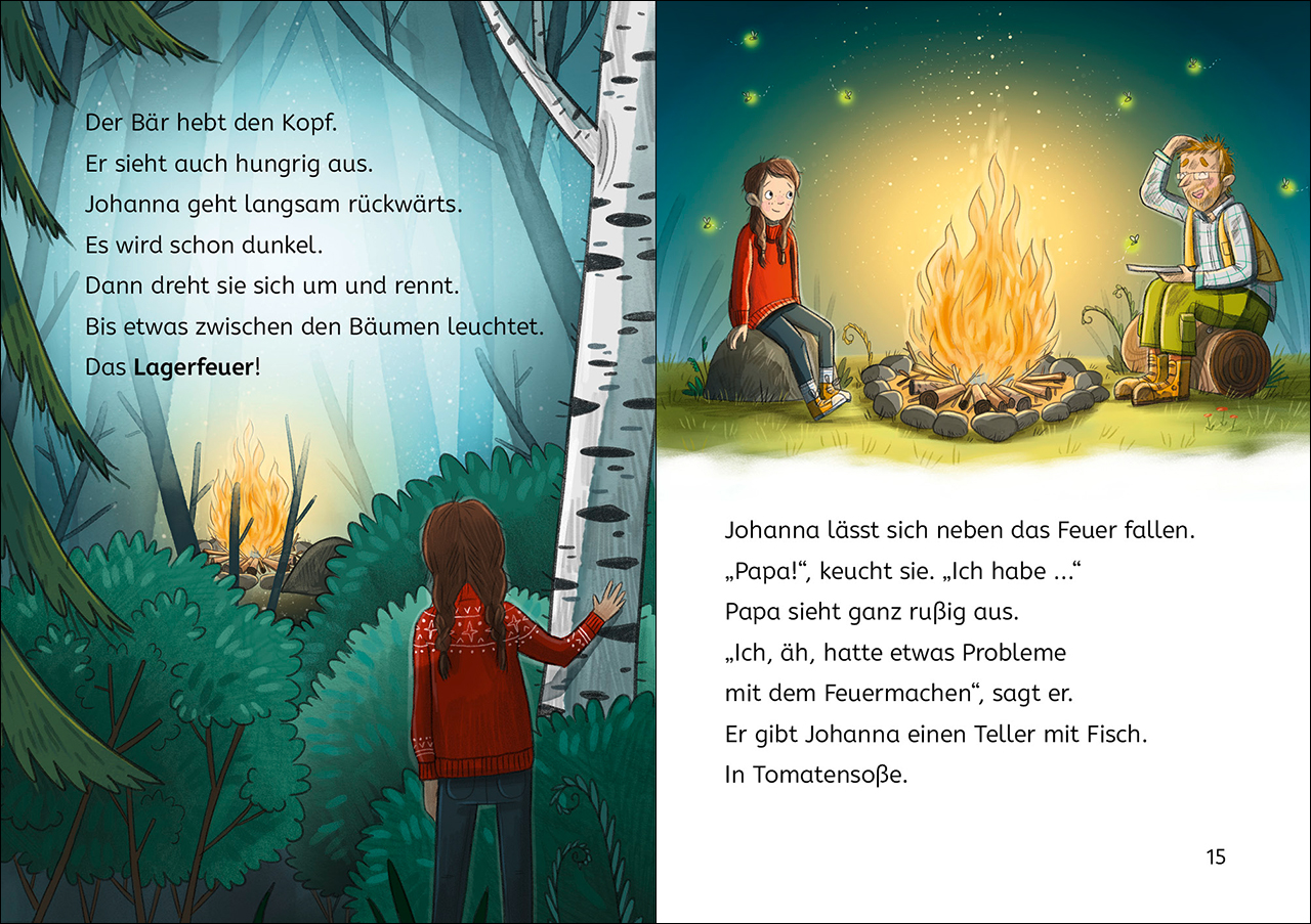 Leselöwen 2. Klasse - Geschichten von Camping-Abenteuern 9783743211742_4