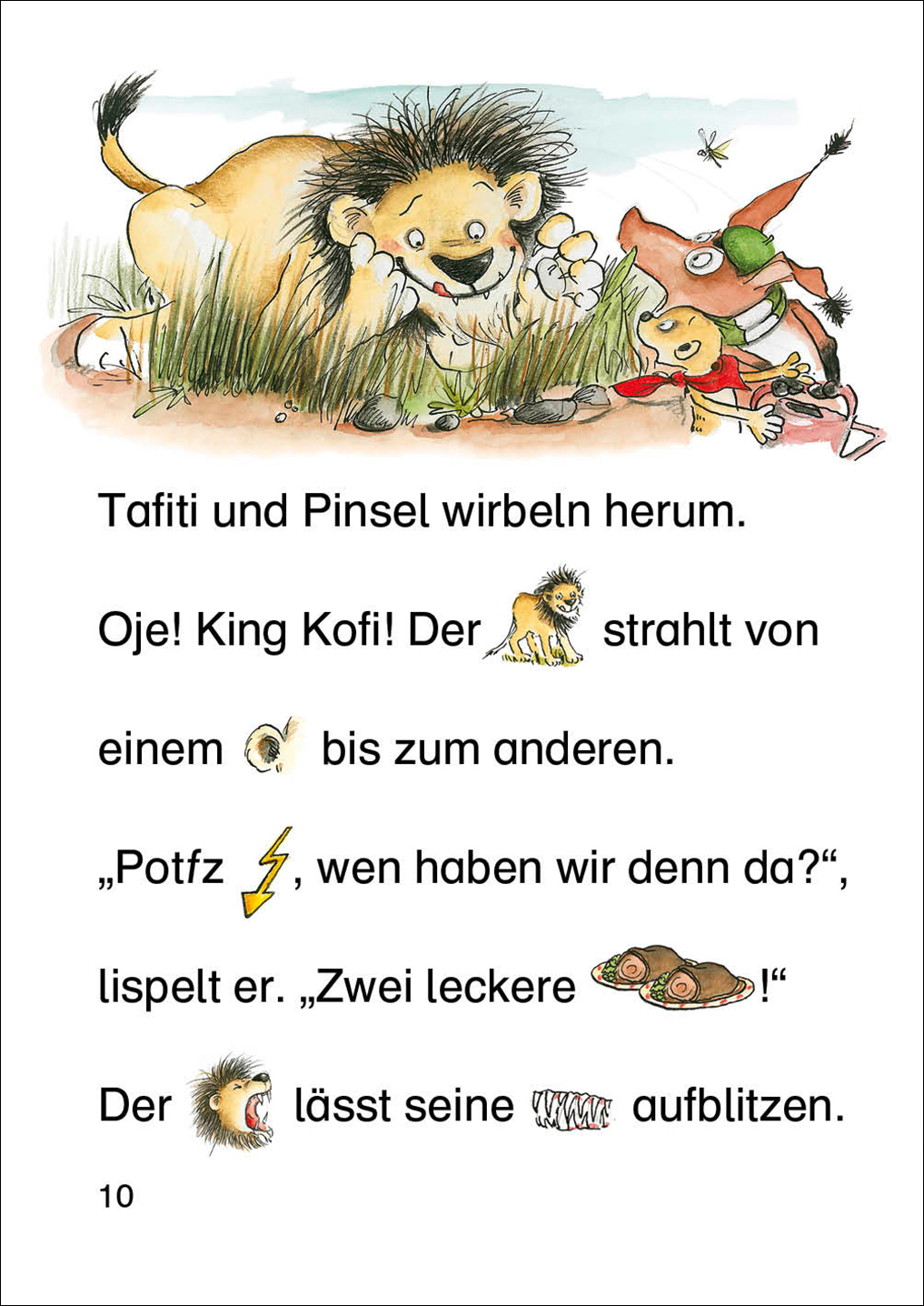 Bildermaus - Tafiti und der Löwe mit dem Wackelzahn 9783743209992_4 Bildermaus - Tafiti und der Löwe mit dem Wackelzahn 9783743209992_4